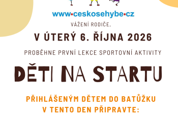 První lekce Dětí na startu