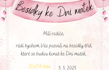 Besídka ke Dni matek - MŠ Sídliště