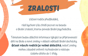 Beseda o školní zralosti