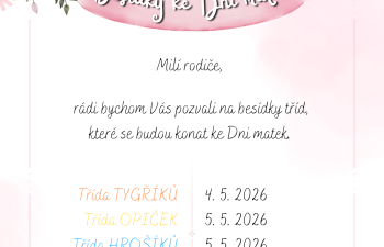 Besídka ke Dni matek - MŠ Školní