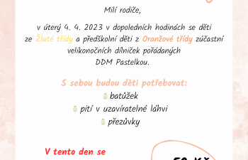 Velikonoční dílničky