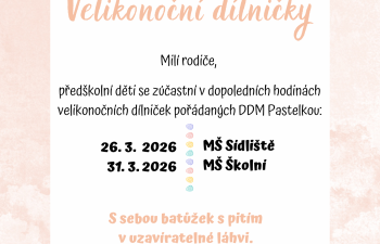 Velikonoční dílničky