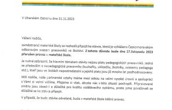 Stávka 27. listopadu 2023