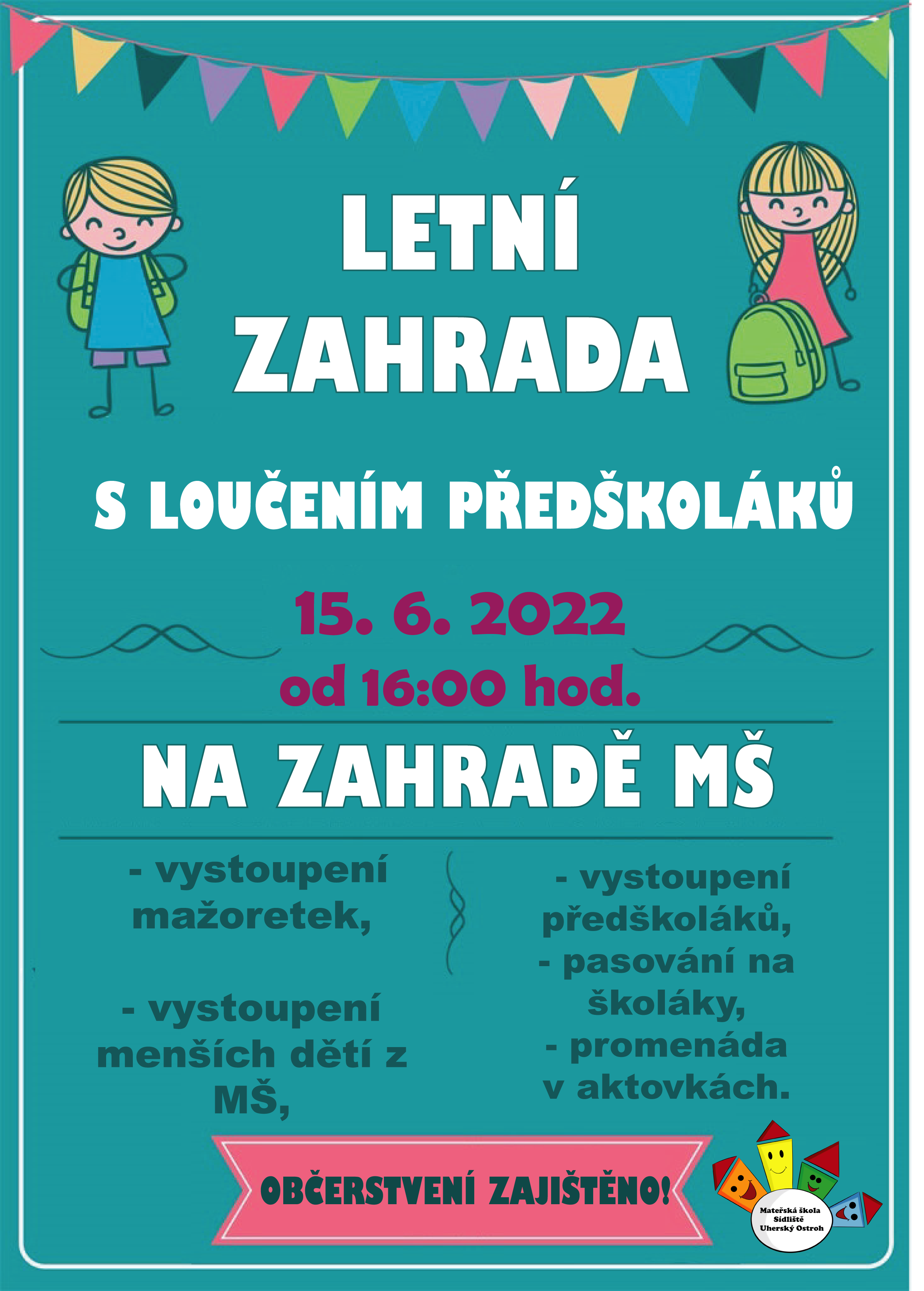 plakát letní zahrada