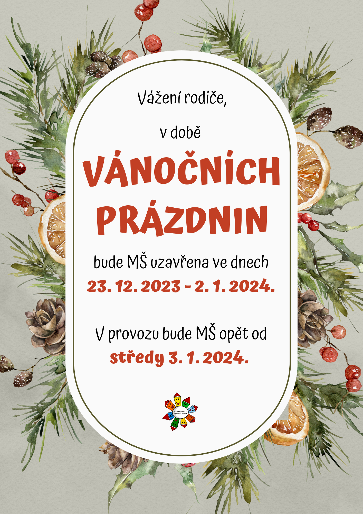 Vánoční provoz